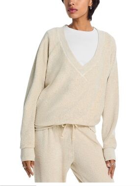 NWT PerfectWhiteTee Sonny Terry Sweatshirt Size S Oatmeal